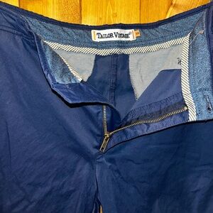 TAILOR VINTAGE Navy blue chinos MEN’S 36”